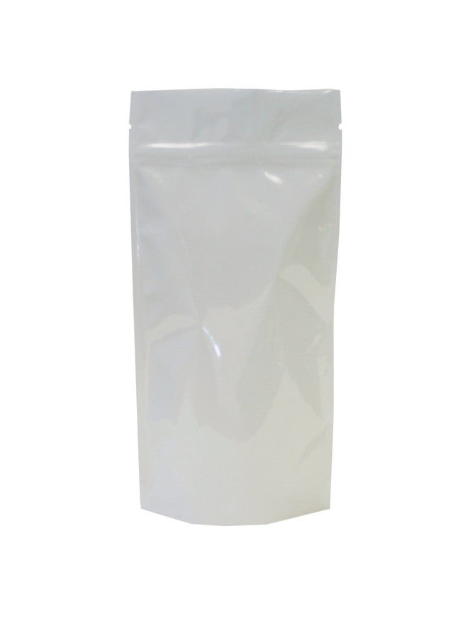 AwePackage Clear White Resealable Smell Proof Foil Pouch Bag - Airtight Zipper (100, 5.9 x 9(Ounce)) - Image 2